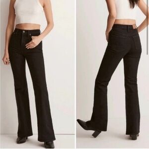 Madewell Perfect Vintage Flare Jeans in Black Sz 25